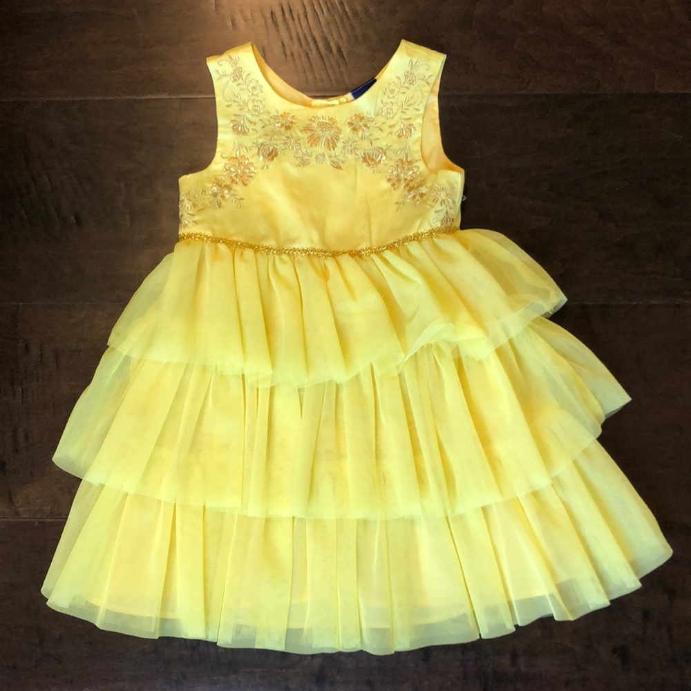 Disney Bell dress 2t yellow